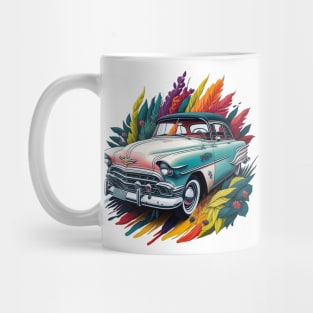 Exotic coloured Chevrolet car 50s Mug